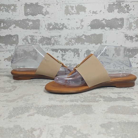 NEW Italian Shoemakers Brown Tan Casual Thong Flat Summer Sandals H258 - Picture 5 of 13